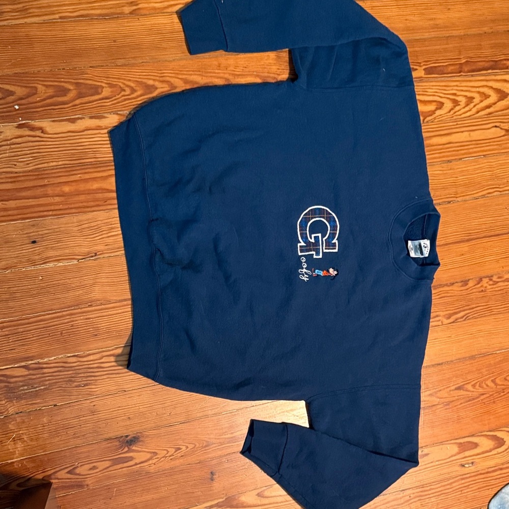 Fruit of the Loom Navy Blue Women's Crew Neck Sweater